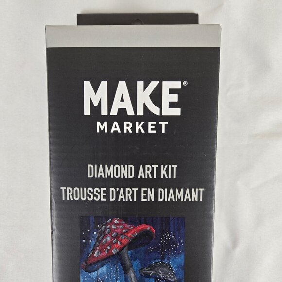 Make Market Diamond Art Painting Kit "Mushrooms" 16" x 20" New in Box - Picture 2 of 10